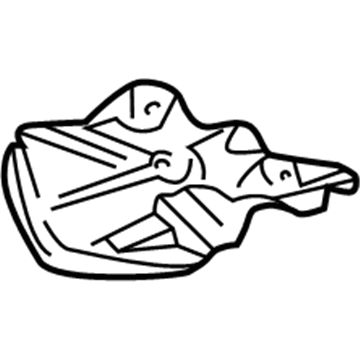 Mercedes-Benz 210-241-06-34 Heat Shield Mercedes-Benz 210-241-06-34 Heat Shield