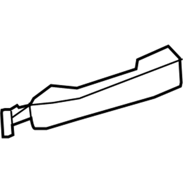 Mercedes-Benz Exterior Door Handle - 447-760-00-59-9B27