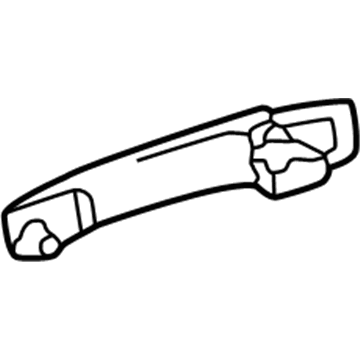 Mercedes-Benz ML430 Exterior Door Handle - 202-760-11-70