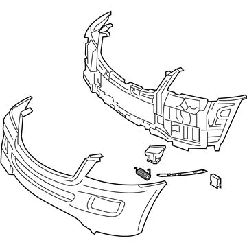 Mercedes-Benz ML500 Bumper Cover - 164-880-45-04-9999