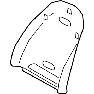 Mercedes-Benz 230-910-07-39-7E79 Seat Back Panel Mercedes-Benz 230-910-07-39-7E79 Seat Back Panel