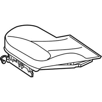 Mercedes-Benz SL550 Seat Cushion - 230-910-58-73-8J13