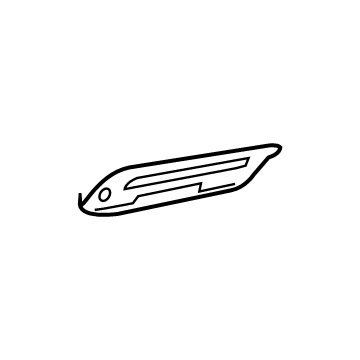 Mercedes-Benz CLS450 Fuel Door - 257-757-19-00