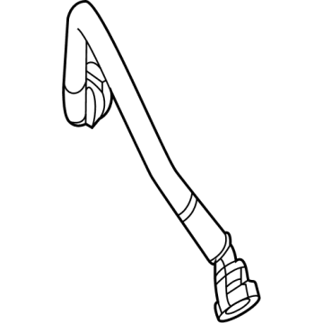 Mercedes-Benz E400 Brake Booster Vacuum Hose - 205-430-04-29