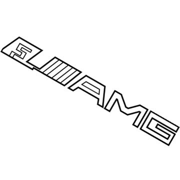 Mercedes-Benz CLS63 AMG S Emblem - 218-817-02-14