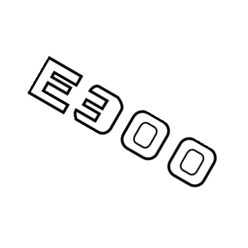 Mercedes-Benz E300 Emblem - 213-817-68-00