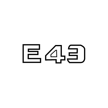 Mercedes-Benz E43 AMG Emblem - 213-817-89-00
