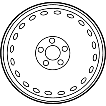 Mercedes-Benz E400 Spare Wheel - 207-400-01-02