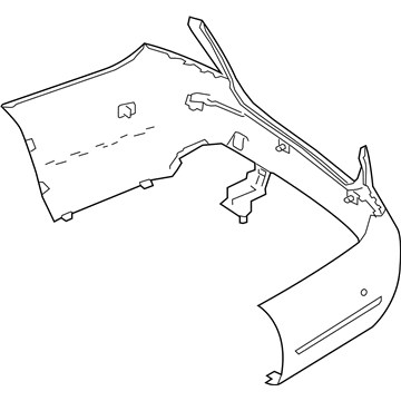 Mercedes-Benz E43 AMG Bumper - 213-885-08-25-64-9999