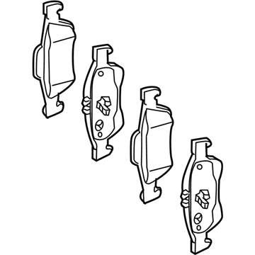 Mercedes-Benz Brake Pads - 007-420-68-20-64