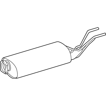 Mercedes-Benz G550 Exhaust Pipe - 463-490-81-00