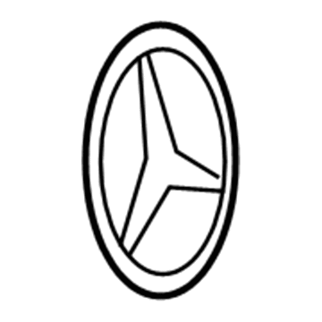 Mercedes-Benz 500SEC Emblem - 251-758-00-58