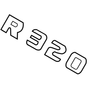 Mercedes-Benz R320 Emblem - 251-817-01-15
