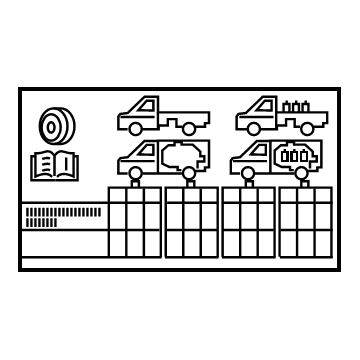 906-584-66-38-26 Mercedes-Benz STICKER Illustration 1 of 1