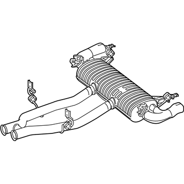 Mercedes-Benz GLC63 AMG Exhaust Pipe - 253-490-79-00