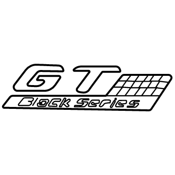 Mercedes-Benz AMG GT Black Series Emblem - 190-817-46-00
