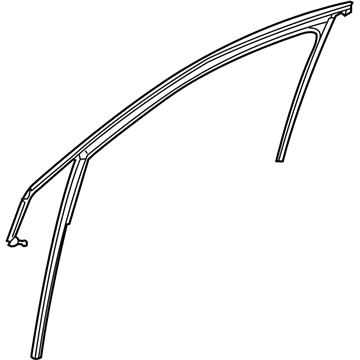 Mercedes-Benz B250e Window Run - 246-725-07-00