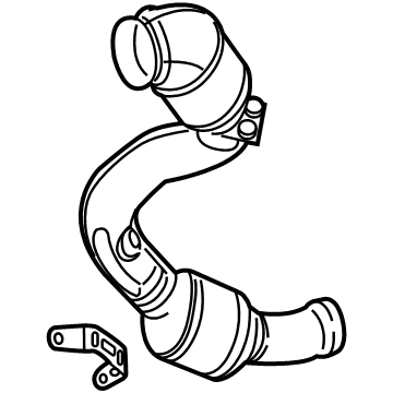 Mercedes-Benz GLC63 AMG Exhaust Pipe - 253-490-22-01