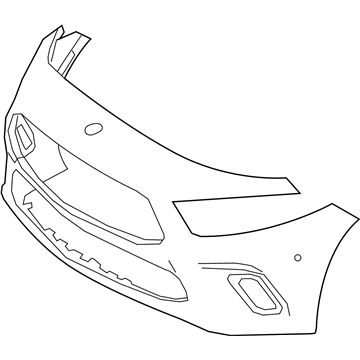 Mercedes-Benz A220 Bumper Cover - 177-880-44-00-9999