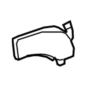 Mercedes-Benz GL320 Air Duct - 164-831-07-45