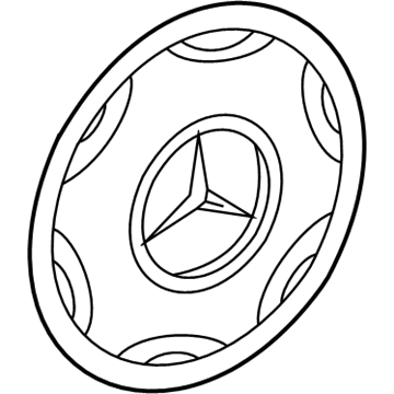 Mercedes-Benz C280 Wheel Cover - 124-400-23-25