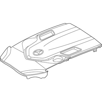 Mercedes-Benz G550 Engine Cover - 176-010-03-02
