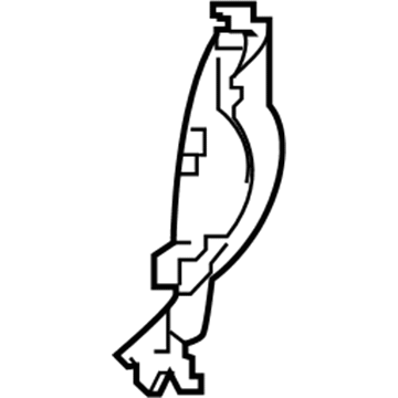 156-888-07-00 Mercedes-Benz Air Guide Illustration 1 of 1