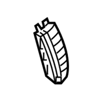 Mercedes-Benz 156-885-41-01 Side Trim Bracket 156-885-41-01 Mercedes-Benz Side Trim Bracket Illustration 1 of 1