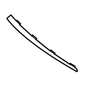 156-885-29-01 Mercedes-Benz Trim Molding Illustration 1 of 1