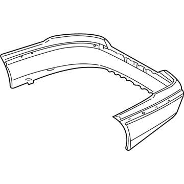 Mercedes-Benz CL600 Bumper Cover - 215-885-04-25