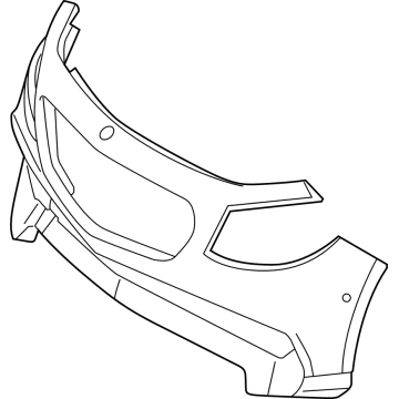 Mercedes-Benz E63 AMG S Bumper Cover - 213-885-86-00-64-9999