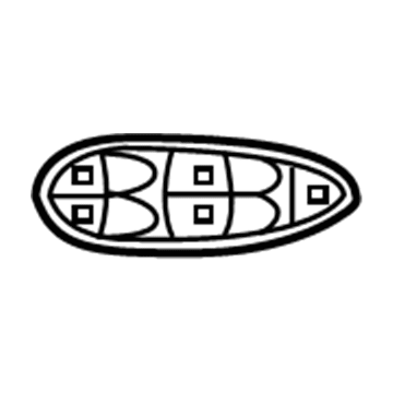 Mercedes-Benz E63 AMG Power Window Switch - 211-821-36-79-7167