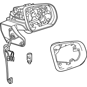 Mercedes-Benz Car Mirror - 463-810-85-00