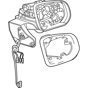 Mercedes-Benz G550 Car Mirror - 463-810-84-00