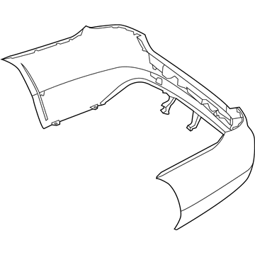 Mercedes-Benz CLS550 Bumper Cover - 218-880-04-40-9999