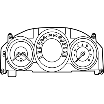 Mercedes-Benz CLS63 AMG S Tachometer - 218-900-84-04