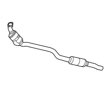 Mercedes-Benz E350 Exhaust Pipe - 212-490-38-20