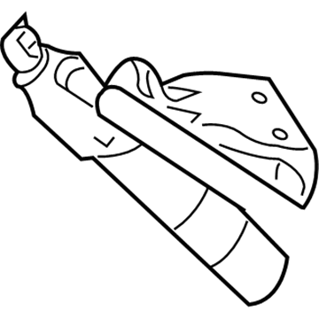 Mercedes-Benz GL550 Windshield Washer Nozzle - 164-860-08-47