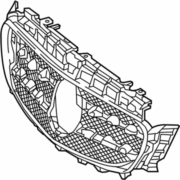 Mercedes-Benz E300 Grille - 213-888-02-23-64