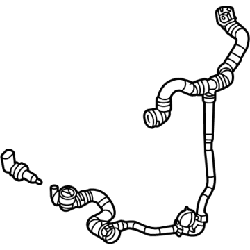 Mercedes-Benz E300 Water Hose - 253-501-72-00