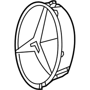 Mercedes-Benz C250 Emblem - 207-888-02-60