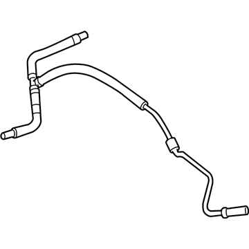 Mercedes-Benz GLK250 Coolant Reservoir Hose - 204-501-30-25