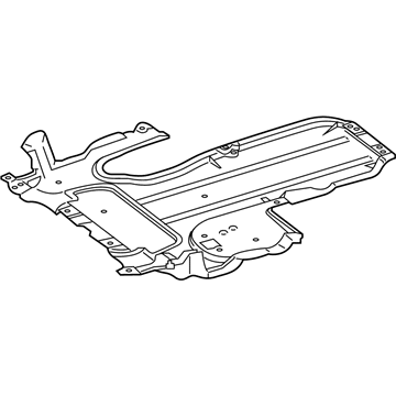 Mercedes-Benz 213-524-66-00 Rear Shield Mercedes-Benz 213-524-66-00 Rear Shield