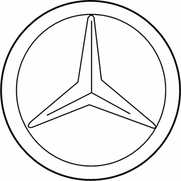 Mercedes-Benz CLK320 Emblem - 209-758-00-58