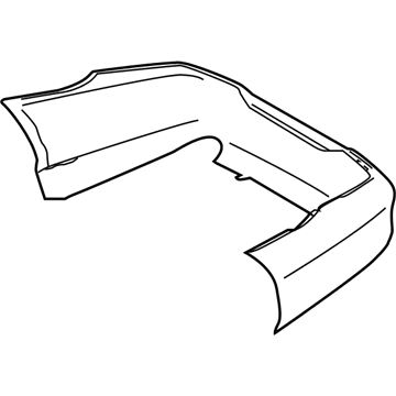 Mercedes-Benz CLS550 Bumper Cover - 219-885-04-25