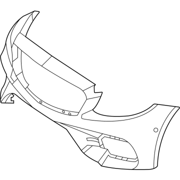 Mercedes-Benz E63 AMG S Bumper Cover - 213-885-17-05-9999