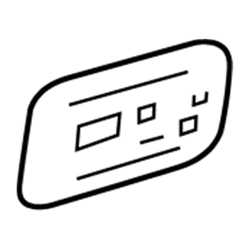 Mercedes-Benz Fuel Door - 166-757-00-06