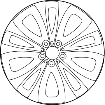 Mercedes-Benz GLE450 SUV Alloy Wheels - 167-401-01-00-66-7X21