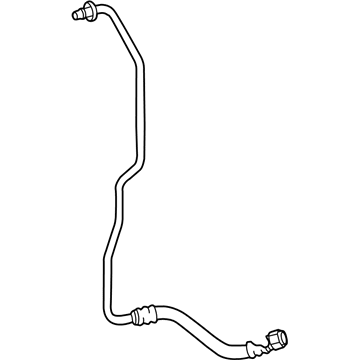 Mercedes-Benz ML550 Transmission Oil Cooler Hose - 166-500-77-72