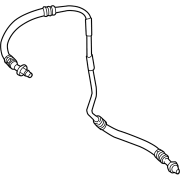 Mercedes-Benz GLS63 AMG Transmission Oil Cooler Hose - 166-500-85-72